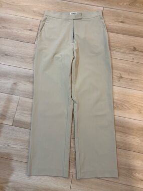 Djerf Avenue Day To Day Pants Tan Khaki Medium M 29” Inseam